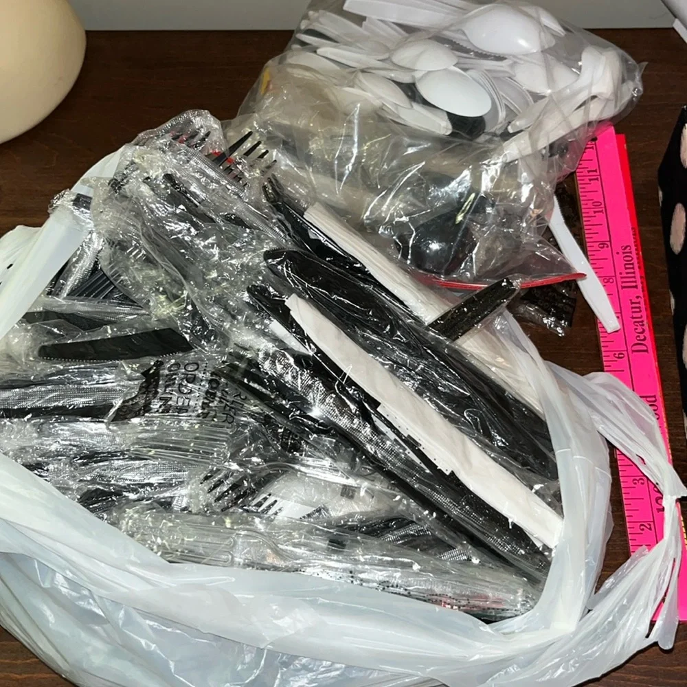 Free with Purchase Plastic Cutlery Lot